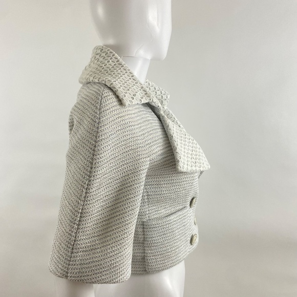 CHANEL Tweed Eyelet Crop Jacket - Picture 2 of 9